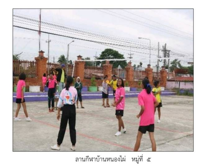ลานกีฬา/สนามกีฬา ตำบลหนองโดน มี 8 หมู่บ้าน และมีลานกีฬา 7 หมู่บ้าน คิดเป็นร้อยละ 87.50