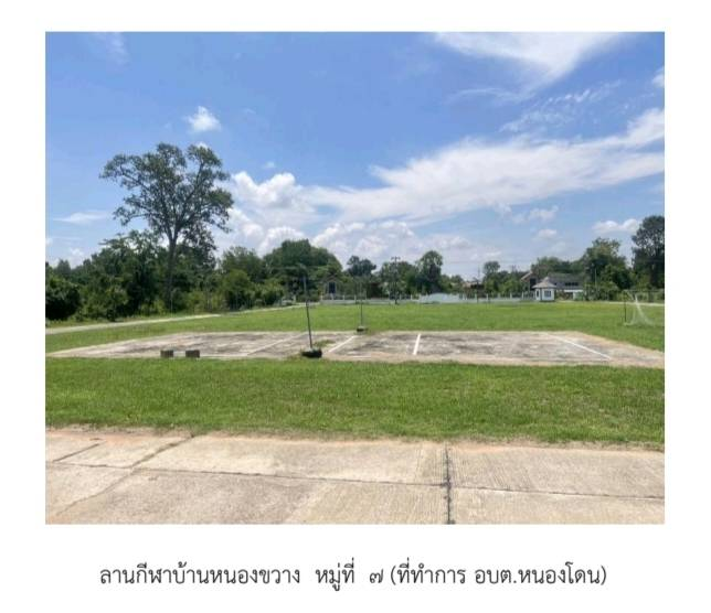 ลานกีฬา/สนามกีฬา ตำบลหนองโดน มี 8 หมู่บ้าน และมีลานกีฬา 7 หมู่บ้าน คิดเป็นร้อยละ 87.50